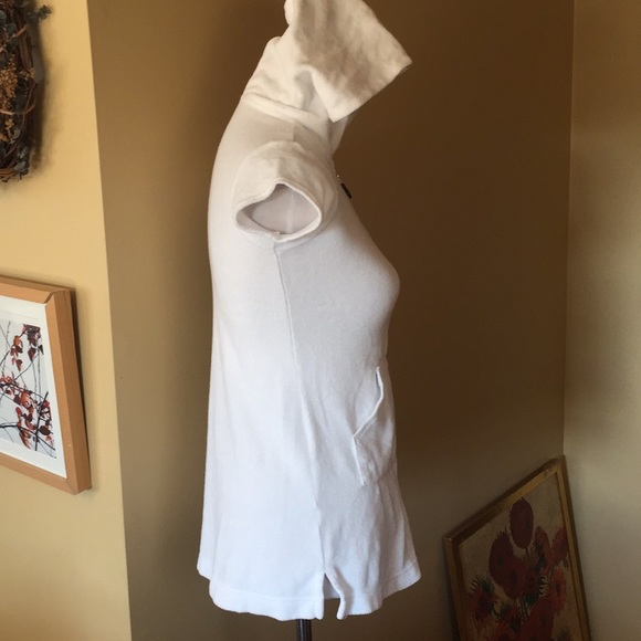 DISNEY PARKS size SMALL Terrycloth Swim Hoodie ZIP-Front Romper EARS LOGO cozy - Picture 3 of 8